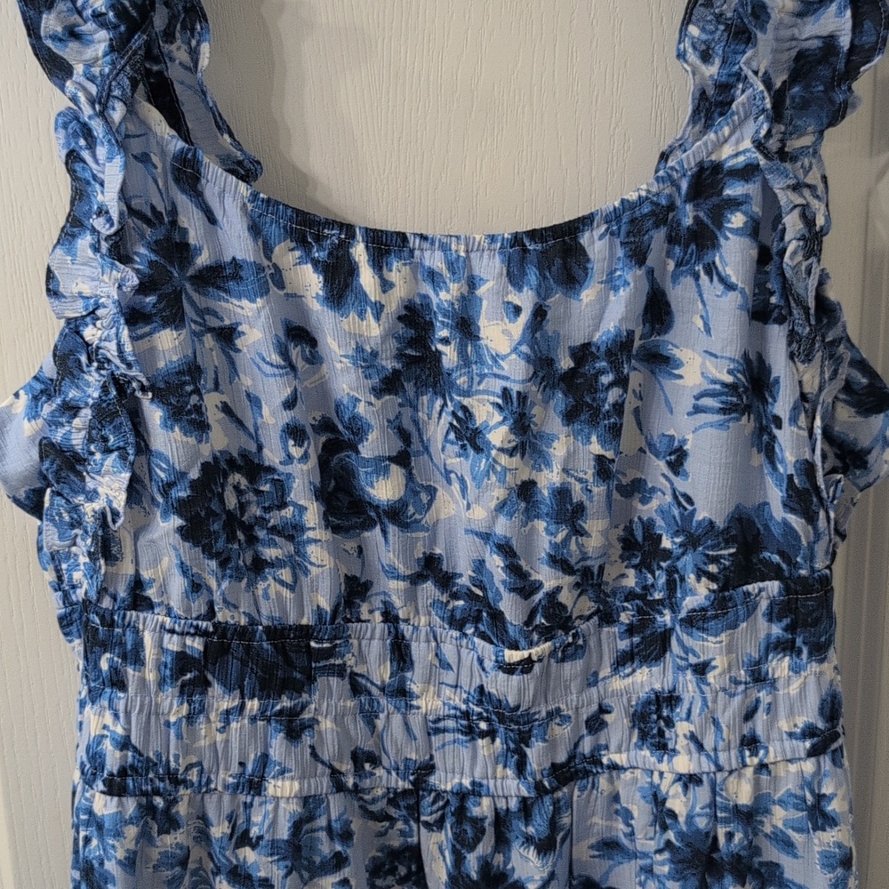 Bootlegger Floral Summer Maxi Dress With pockets New without Tag XXL - Picture 7 of 14
